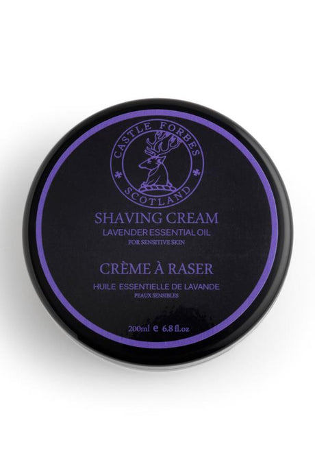 Castle Forbes scheercrème Lavendel 200ml - Manandshaving - Castle Forbes