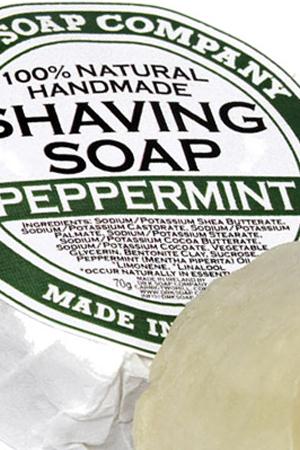 Dr K Soap Company scheerzeep Pepermunt 70gr - Manandshaving - Dr K. Soap Company