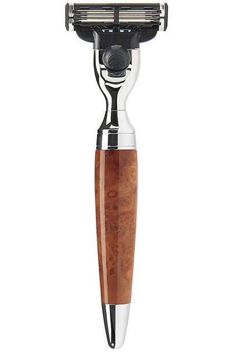 Muhle Stylo scheermes Mach3 Thujahout - Manandshaving - Mühle Stylo