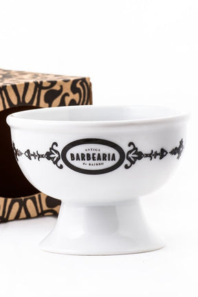 Antiga Barbearia de Bairro scheerkom porselein Barber - Manandshaving - Antiga Barbearia de Bairro