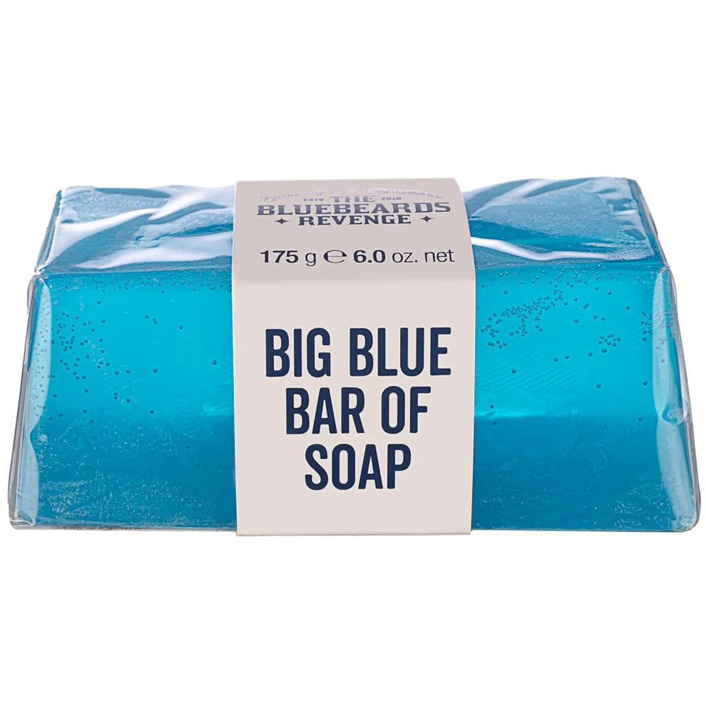 Bluebeards Revenge Big Blue Bar of Soap for Men shaving soap 175gr