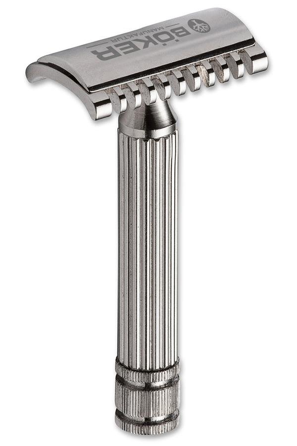 Boker double edge safety razor with comb - Safety razor - Manandshaving.nl