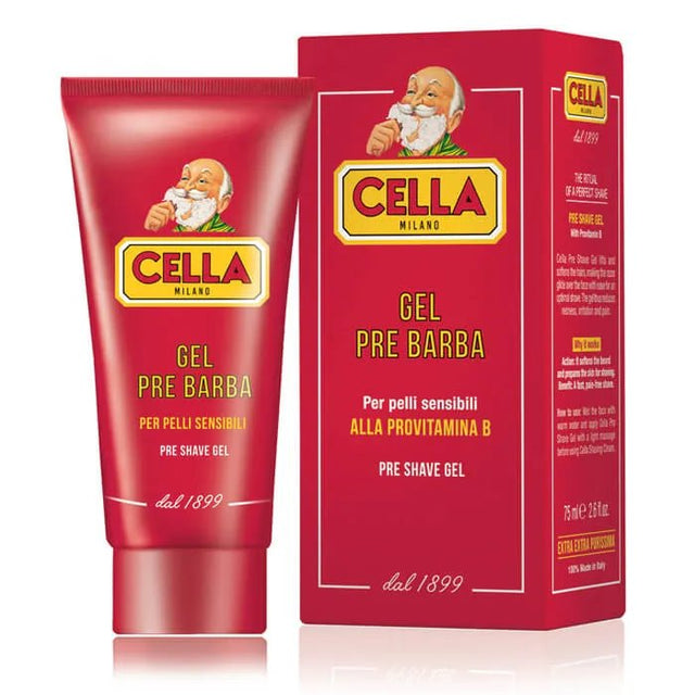 Cella Milano pre shave gel 75ml - Manandshaving - Cella Milano