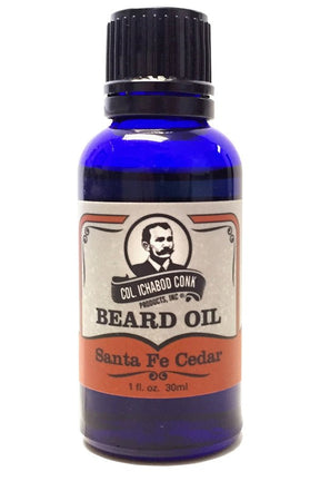 Colonel Ichabod Conk baardolie Santa Fe Cedar 30ml - Manandshaving - Col. Ichabod Conk
