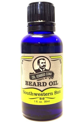 Colonel Ichabod Conk baardolie Southwestern Sun 30ml - Manandshaving - Col. Ichabod Conk