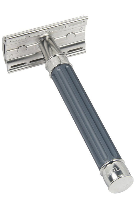 Edwin Jagger 3ONE6 double edge safety razor Gunmetal RVS - Manandshaving - Edwin Jagger 3ONE6