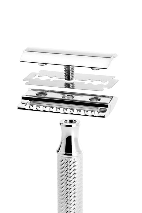 Edwin Jagger DE72 double edge safety razor wit - Manandshaving - Edwin Jagger