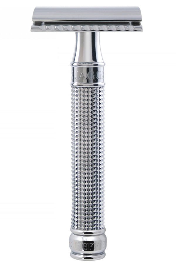 Edwin Jagger double edge safety razor Laser 3D Diamond Chrome