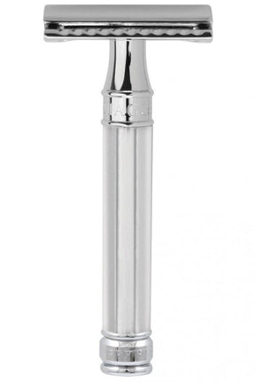 Edwin Jagger double edge safety razor Octagonal chroom - Manandshaving - Edwin Jagger