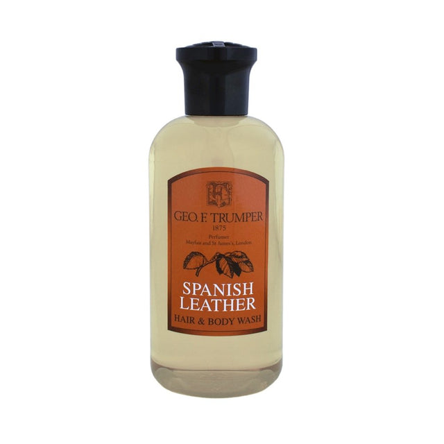 Geo F Trumper haar&body shampoo Spanish Leather 200ml - Manandshaving - Geo F Trumper