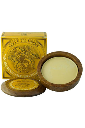 Geo F Trumper scheerzeep Sandelhout 80 gr - Manandshaving - Geo F Trumper