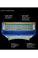 Gillette Fusion scheermesjes 8 stuks - Manandshaving - Gillette