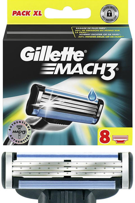 Gillette Mach3 scheermesjes 8 stuks - Manandshaving - Gillette