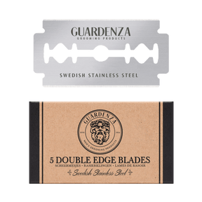 Guardenza double edge scheermesjes 5 stuks - Manandshaving - Guardenza