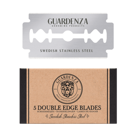 Guardenza double edge scheermesjes 5 stuks - Manandshaving - Guardenza