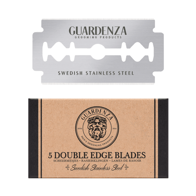 Guardenza double edge scheermesjes 5 stuks - Manandshaving - Guardenza