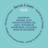 Martin de Candre scheerzeep Nature ongeparfumeerd 200gr - Manandshaving - Martin de Candre