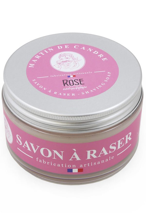 Martin de Candre scheerzeep Rose 200gr - Manandshaving - Martin de Candre