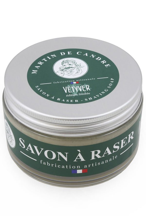 Martin de Candre scheerzeep Vétyver 200gr - Manandshaving - Martin de Candre