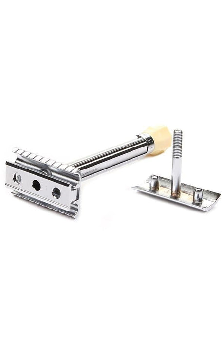 Merkur 51C Progress double edge safety razor lang handvat - Manandshaving - Merkur