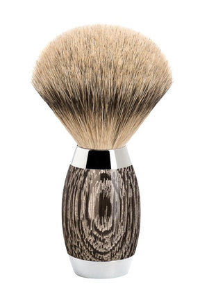 Muhle Edition No. 3 scheerkwast dassenhaar Boghout Sterling Zilver - Manandshaving - Muhle Edition