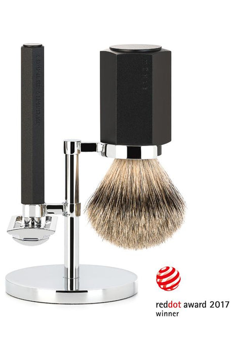 Muhle Hexagon scheerkwast scheermes houder - Manandshaving - Muhle Hexagon