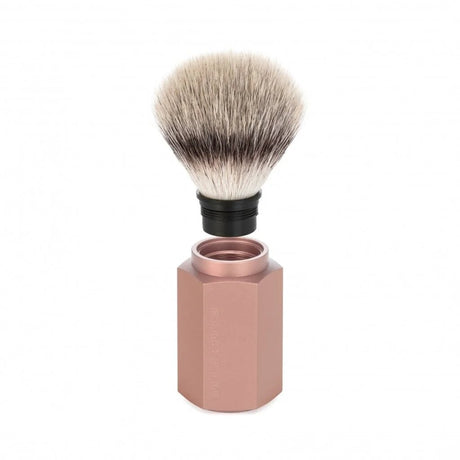 Muhle Hexagon scheerkwast synthetisch haar Sunrise - Manandshaving - Muhle Hexagon