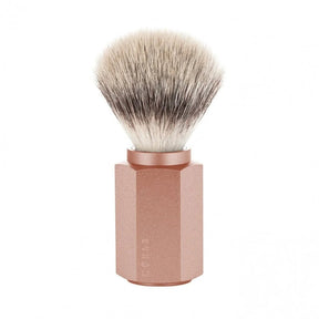 Muhle Hexagon scheerkwast synthetisch haar Sunrise - Manandshaving - Muhle Hexagon