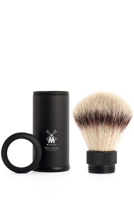 Muhle reisscheerkwast synthetisch haar zwart - Manandshaving - Muhle