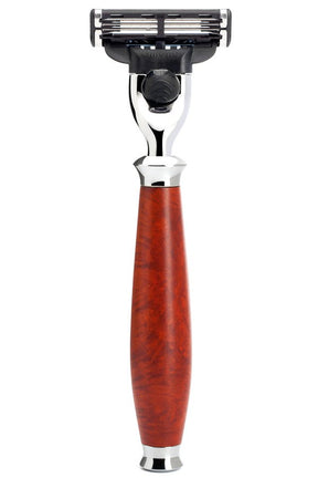 Muhle scheermes Mach3 PURIST Bruyèrehout - Manandshaving - Muhle