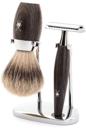 Muhle scheerset Kosmo S281H873SR - Dassenhaar - Safety razor - Boghout - Manandshaving - Muhle