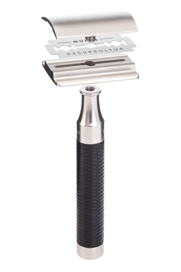 Muhle scheerset ROCCA S31M96JET - Synthetisch - RVS zwart - Manandshaving - Muhle