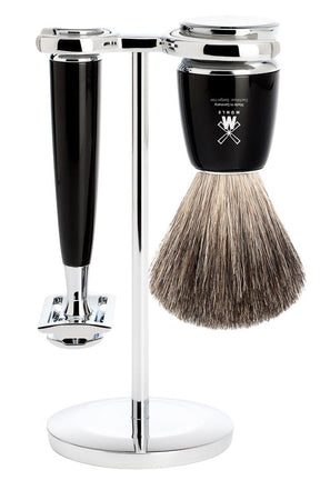 Muhle scheerset RYTMO S81M226SR - Dassenhaar - Safety razor - Zwart - Manandshaving - Muhle