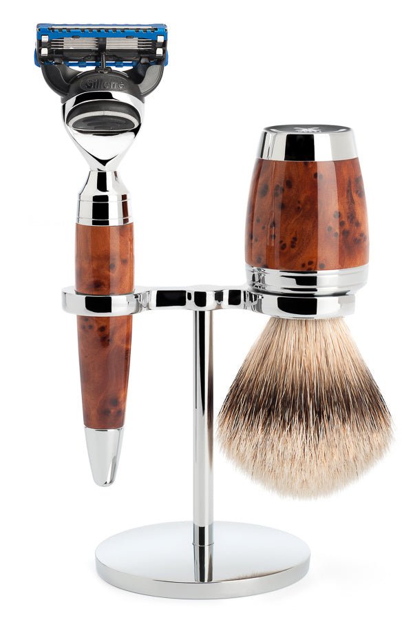 Muhle Rasier-Set Stylo S091H71F - Dassenhaar - Fusion - Thujahout -  Rasier-Set Gillette Fusion