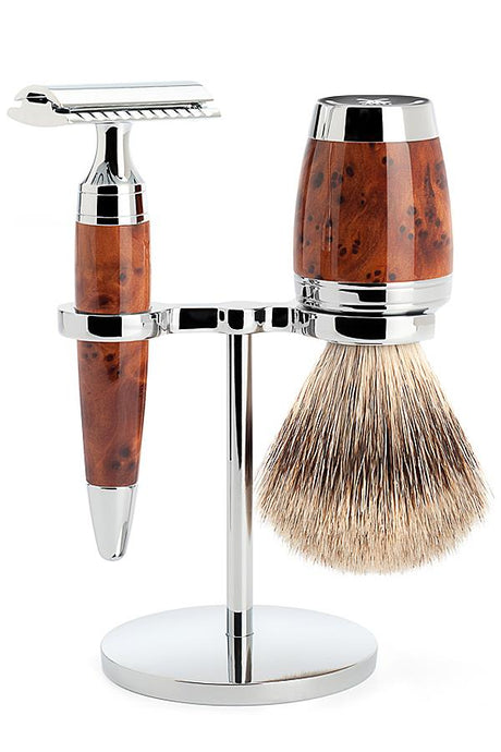 Muhle Stylo scheerkwast dassenhaar Thujahout - Manandshaving - Mühle Stylo