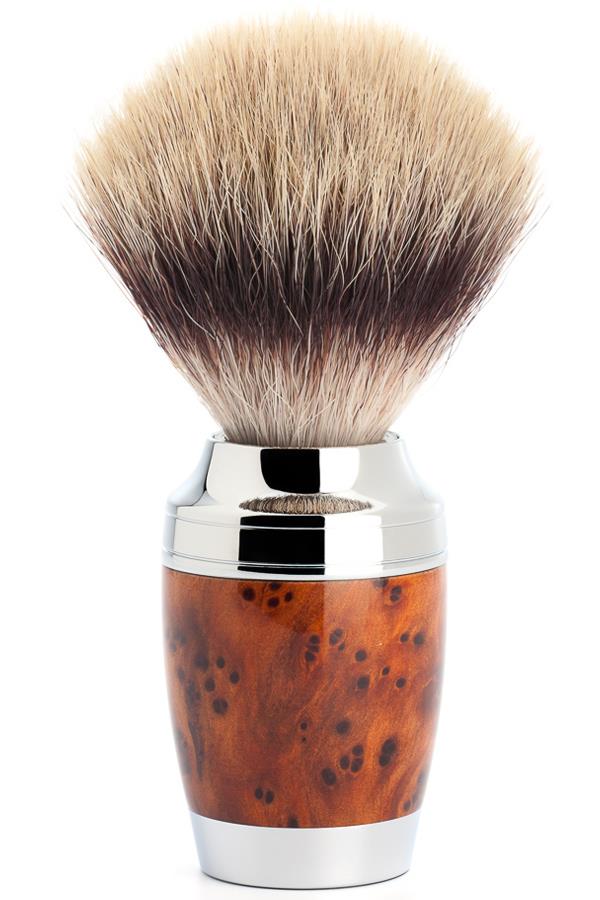 thuja haare Muhle Stylo shaving brush plastic hair Thuja wood - Shaving brush synthetic  hair