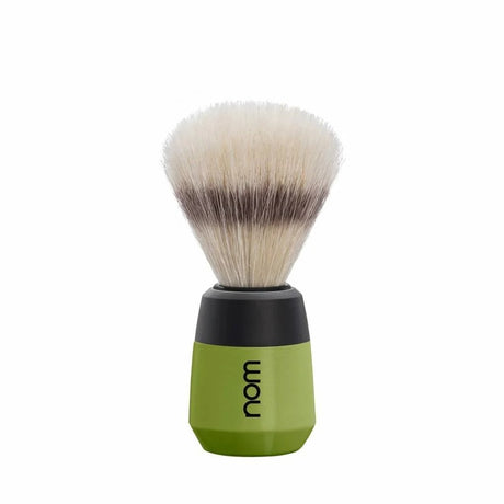 nom MAX scheerkwast varkenshaar olijfgroen - Manandshaving - nom