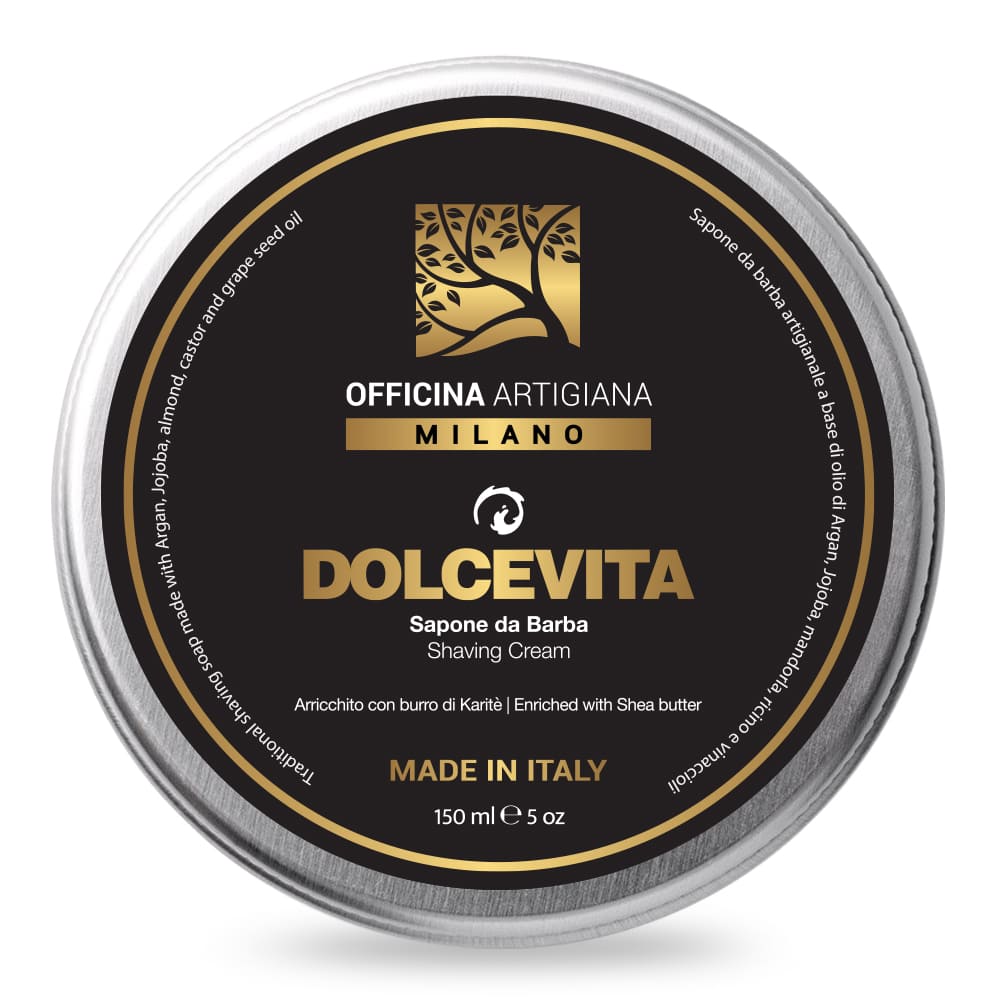 Officina Artigiana Milano scheercrème DolceVita 150ml - Manandshaving - Officina Artigiana Milano