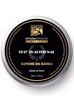 Officina Artigiana Milano scheercrème Stay Traditional 150ml - Manandshaving - Officina Artigiana Milano