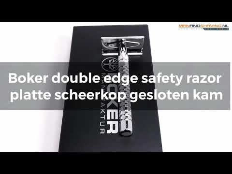 Boker Boker Double Edge Safety Razor Flat Shaving Head Carret