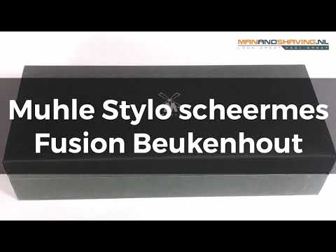 Muhlle Stylo Rasiermesser Fusion Buche Holz