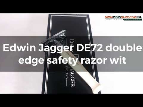 Edwin Jagger DE72 double edge safety razor white