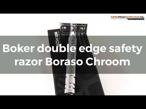 Boker double edge safety razor Boraso Chroom