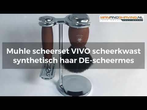 Muhle Scheerset Vivo S21H331SR - Synthetic - Safety Rasiermesser - Pflaumen