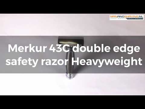 Merkur 43C Double Edge Safety Razor Peso pesado