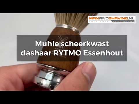 Muhle Bisque de afeitado Badger cabello rytmo ash madera