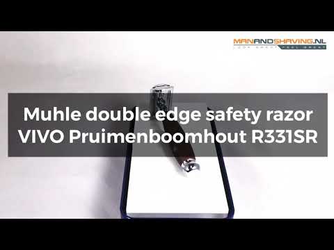 Muhle double edge safety razor VIVO Pruimenhout R331SR