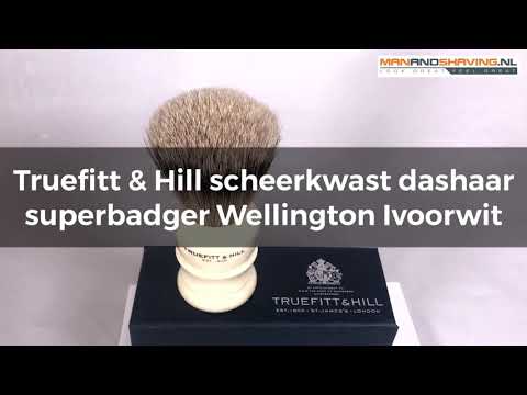 Truefitt & Hill scheerkwast dassenhaar Wellington Ivoorwit