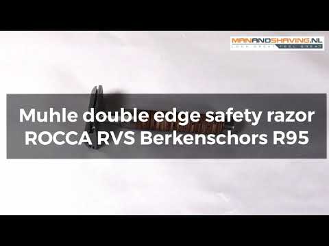 Muhle double edge safety razor ROCCA RVS Berkenschors R95