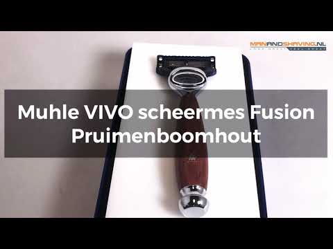 Muhle VIVO scheermes Fusion Pruimenboomhout